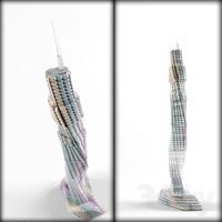 Statuette of a skyscraper.