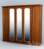 Wardrobe 5-door Luigi