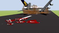 A380 Crashes after hitting Cows on Runway