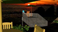 model of coastline view