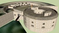 Sea Fortress on Mamula Island, Herceg Novi, Kotor Bay, Montenegro