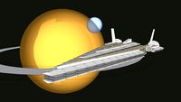 Star Wars Star Destroyer SketchyPhysics Example