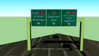 Autobahn Tafel Zürich A1L