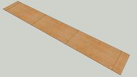 Dynamic scaleable row of plywood sheathing