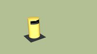 British Streetside Dustbin