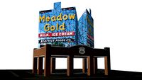 Meadow Gold sign