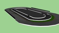 Small NASCAR racetrack