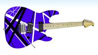 Kramer Focus Purple EVH Guitar