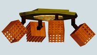 plafondlamp hout