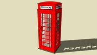 British K6 Type Telephone Box