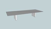 SLAB MEETING TABLE- 4200 x 1600 RECTANGULAR