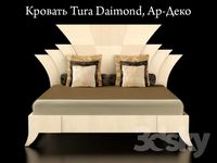 Bed Tura Daimond, Art Deco