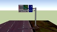 Placa Pedagio 1 PMN Km 279
