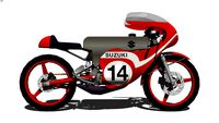 Suzuki 50 cc. 2T racer - Monoscocca