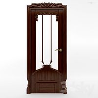 Carved door
