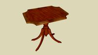 leather top wine table