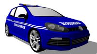 French Gendarmerie VolksWagen Golf