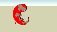 its the baby alien aka chestburster