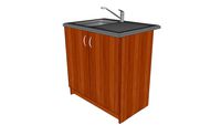Cabinet 2 Doors MG - 80 Drawer under the sink
