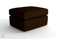 Winslow ottoman brown 7801-1112-2