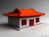 3D модель Дома в японском стиле