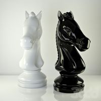 Chess Horse Statues
