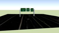 Intersection A1 Highway - Thessaloniki Ring Road 1000m