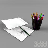 color pencil and paper