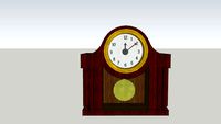 Antique pendulum clock