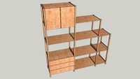 IVAR Shelves Combination (50cm)