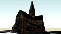 Aalst - O.L.V. from Bijstand church at Mijlbeek Made by Pieter Raes