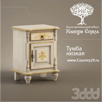 Тумба низкая. "Кантри-Стиль" Альба