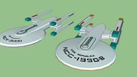 USS Galliant NCX-3000 & Republica NCC-1990-B