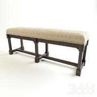 Кушетка Commonwealth Customizable Block Leg Bench