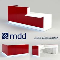 Стойка ресепшн LINEA, MDD