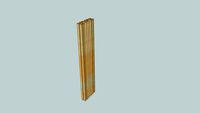 FlutterFree acoustic diffusor hardwood trim