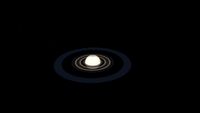 Saturn And It's Major Moons