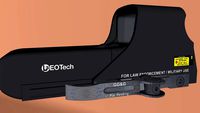 L-3 EOTech Holographic Weapons Sight – Model 552.A65 - Accucam Rail Mount - Gray
