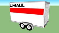 U HAUL ENCLOSED CARGO TRAILER LARGE SIZE