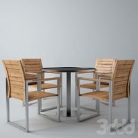 Royal botania table & chair