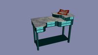 18th century model medical desk