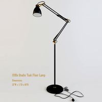 Floor Lamp 1930s Studio Task