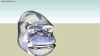 Gorilla sketchy physics head