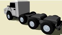Heavy Load / Road Train Semi Truck.