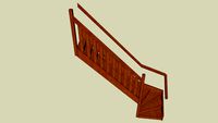 escalier quart tournant