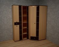 Corner cabinet 3D Model