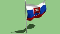 Vlajka Slovenskej republiky - Slovak Republic Flag