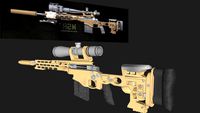 FIREARM]---Silenced MSR Sniper Rifle---