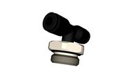 Té piquage mâle cylindrique au centre diamètre 4 - G1/4