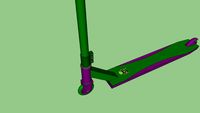 custom mgp green and purple with green clamp added my me